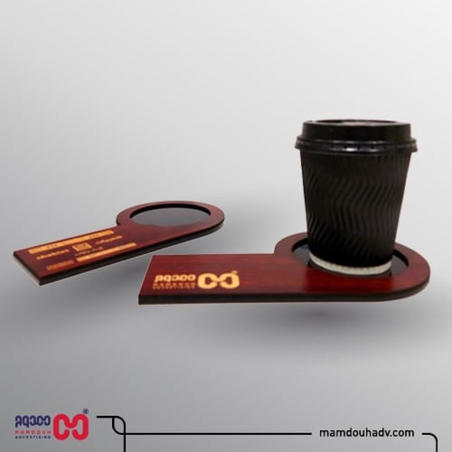 قاعدة كوب باسمك أو شعارك