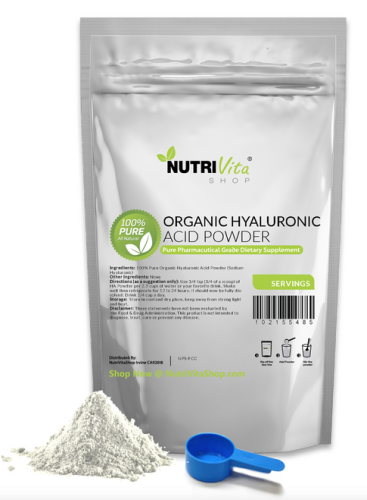 Pure hyaluronic acid powder 100% USP