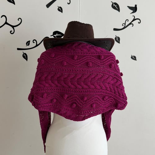 شال غيمة أرجوانية