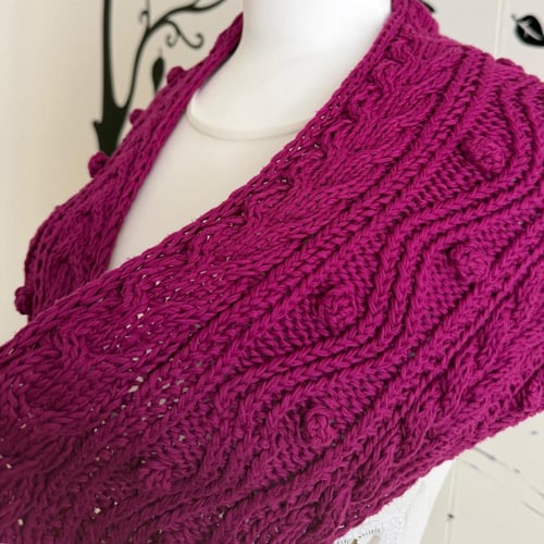 شال غيمة أرجوانية