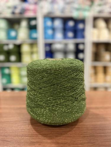 قطن ايطالي “مقصب “ أخضر زيتي