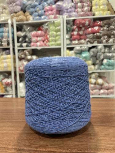 قطن ايطالي أزرق ثلجي