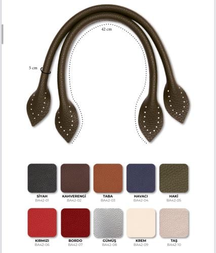 يد شنطة قصيرة جلد