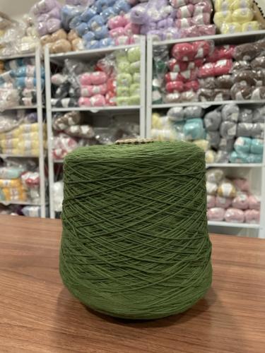 قطن ايطالي أخضر زيتي