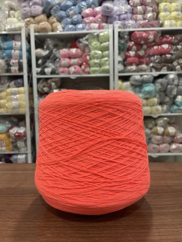 قطن ايطالي برتقالي فسفوري