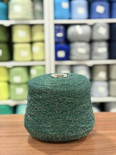 قطن ايطالي “مقصب “ أخضر ملكي