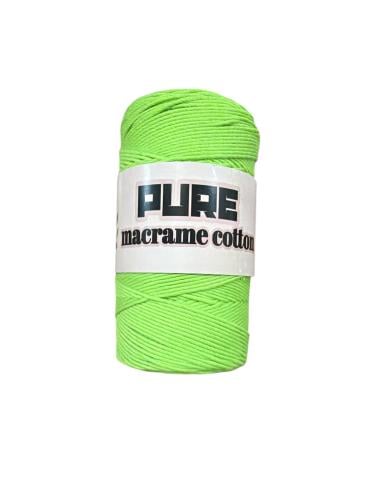 مكرمية بيور أخضر فسفوري