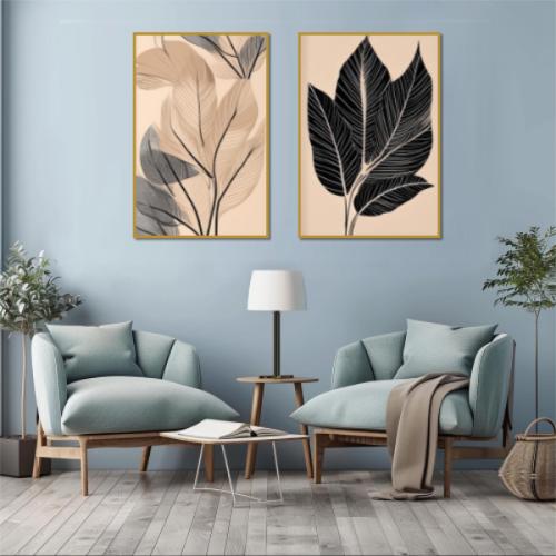 لوحات جداريه ثنائية مميزه