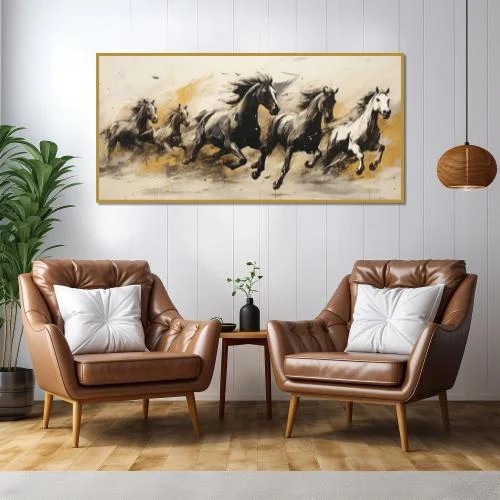 لوحات جدارية, خيول فخمه