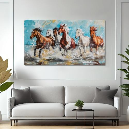 لوحات جدارية, خيول فخمه