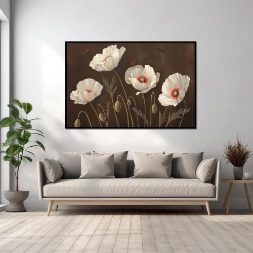 لوحات جدارية, ورود جميله