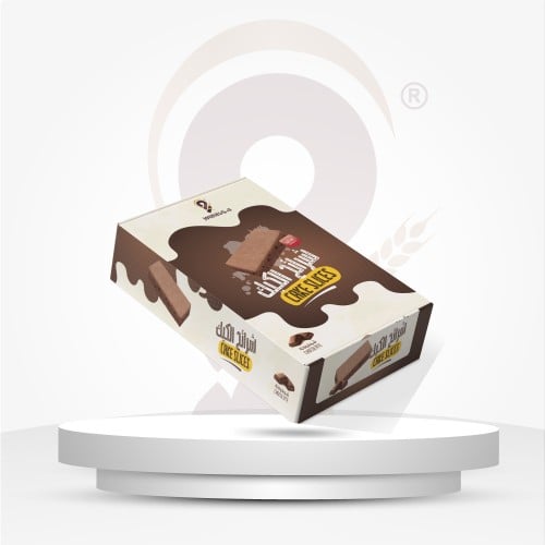 كرتون شرائح كيك نكهة شوكلت