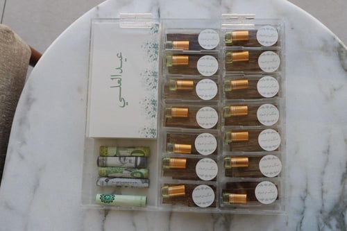 توزيعات فاخرة مع إختيار الأسماء او المناسبة