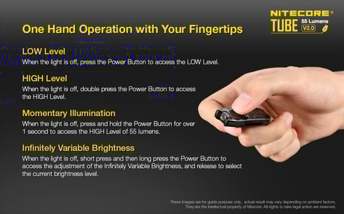 كشاف NITECORE TUBE V2.0