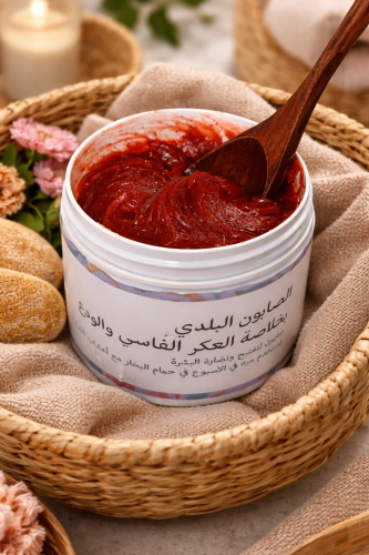 صابون بلدي بالعكر الفاسي والودع