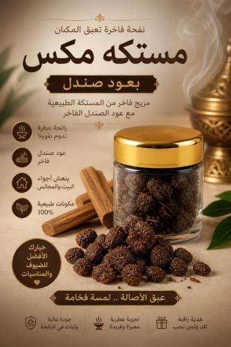 مستكه مكس عود صندل