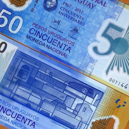 الاوروغواي فئة 50 بيزو أنسر (بوليمر)