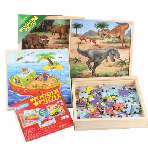 بازل puzzle لتعليم الترتيب 3 مجموعات (3 في1) - 147...