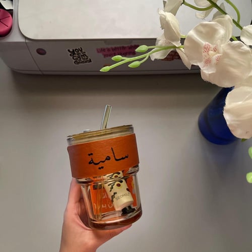 بوكس المعلم مع تعبئة وكتابة الاسم للمشروبات البارد...