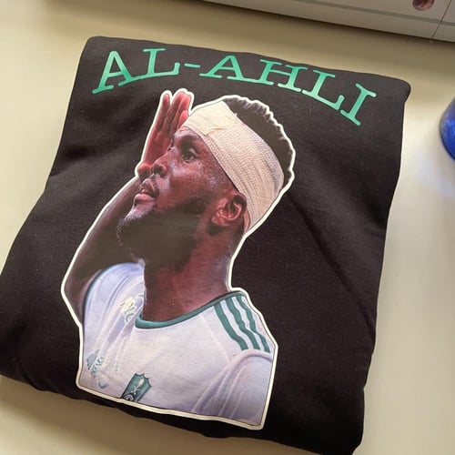 بلوفر أسود- التصميم من الجهتين حسب الطلب