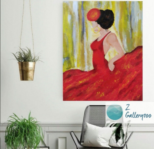 لوحة جدارية "ايفا"مقاس 40×60