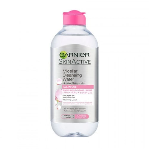 مزيل مكياج ماء ميسيلار ومنظف من غارنييه 400 ملليتر