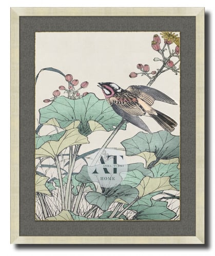 Parakeets Painting Frame