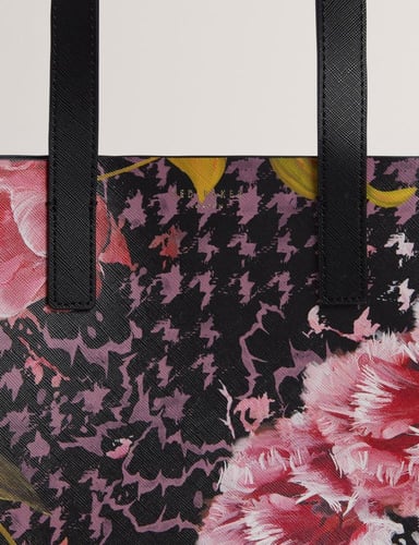 جديد - شنطة تيد بيكر بطبعة أزهار أسود