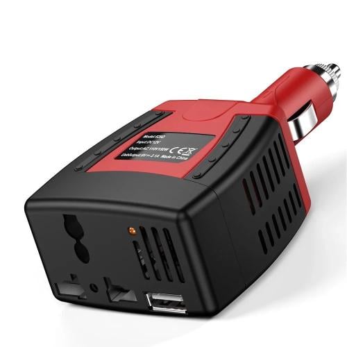 محول كهربائي (BC128) للسيارة الى 220v وشاحن للسيار...