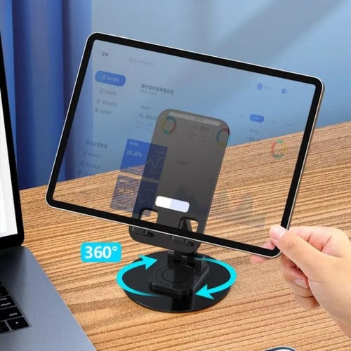 حامل جوال بدوران 360 درجة وارتفاع قابل للتمديد