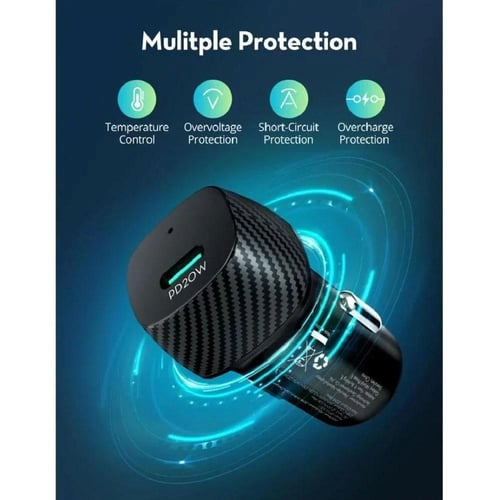 بكج PC1081 | شاحن جداري RP-PC1041 بقوة 20 وات + كي...