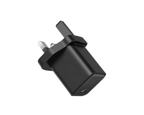 شاحن منزلي (20 واط) (PA6) - مع مدخل يو اس بي + 1 م...