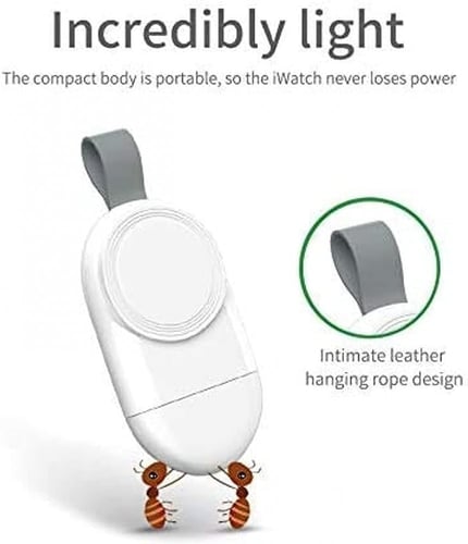 شاحن لساعة أبل، USB محمول لاسلكي مغناطيسي سريع الش...