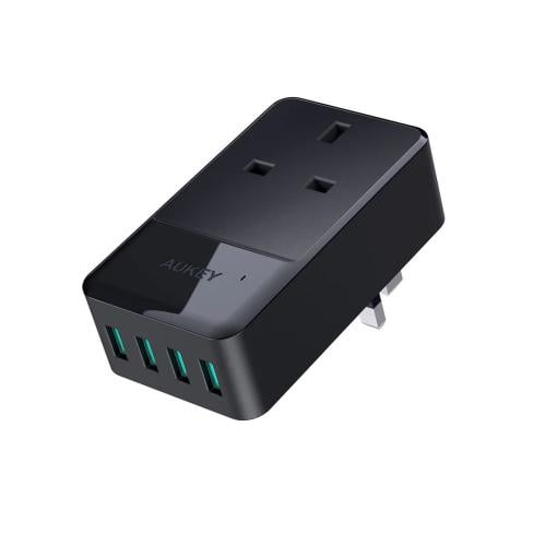 منفذ وموزع طاقة (PA-S11) كهربائي مع 4 منافذ USB من...