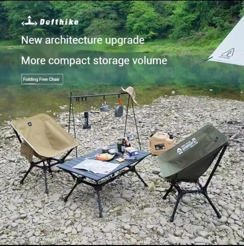 كرسي قوي قابل للطي مناسب للتخييم والأنشطة الداخلية