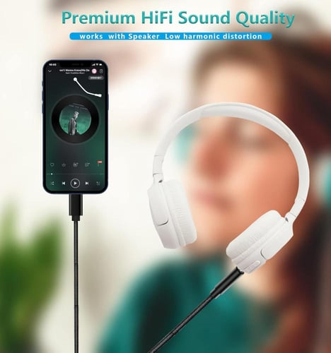 سلك ايوكس () منفذ 3.5MM - ايفون (1 متر) من JOEROOM