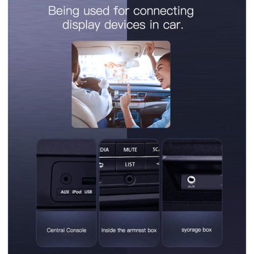 سلك ايوكس 2 متر - Aux YAU15 من شركة Yesido