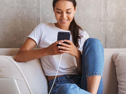 سلك شاحن (USB-A - LIGHTNING) () يو اس بي - ايفون (...