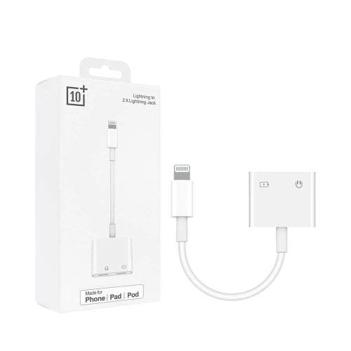 محول (T3449) شاحن وسماعة Lightning ايفون من TENPLU...