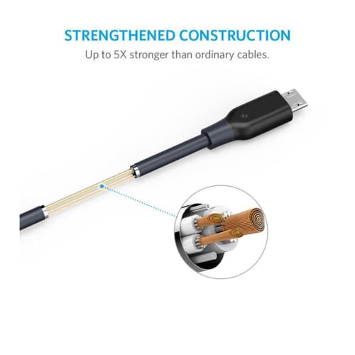 سلك شاحن (USB-A - MICRO) (A8132) يو اس بي - مايكرو...