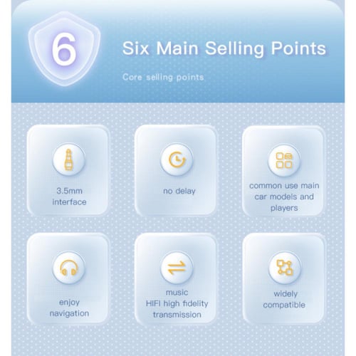 سلك ايوكس (YAU36) منفذ 3.5MM - تايب سي (1 متر) من...