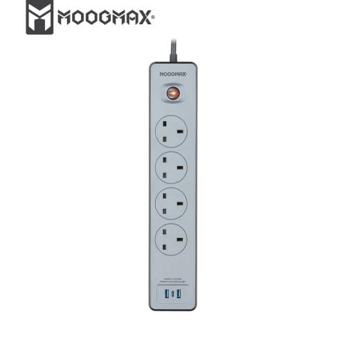 توصيلة (MX-EC001 SANITA) 4 منافذ طاقة - بمنفذين US...