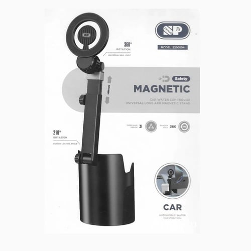 حامل جوال 2200104 مغناطيسي طويل للسيارة يثبت في مك...