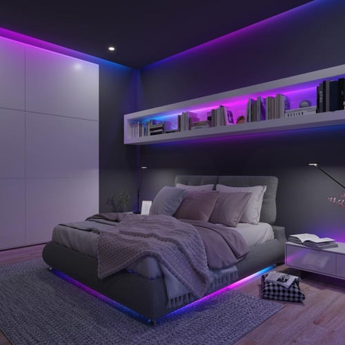 نيون فليكس LED منخفض الجهد–8واط/متر – DC5V – IP20...