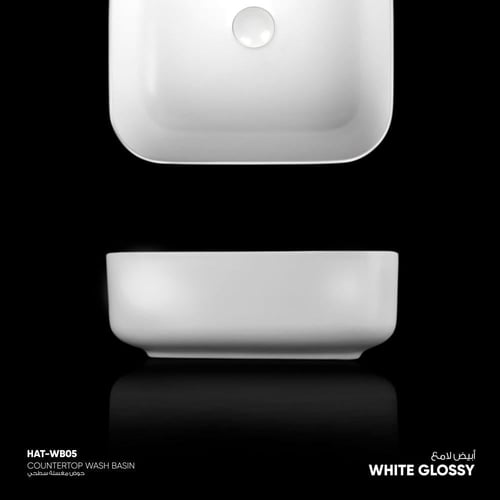 حوض مغسلة سطحي أفرا - مربع WB05