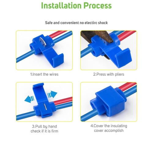 موصل أسلاك ( قفل ) 25 / 40  قطعة