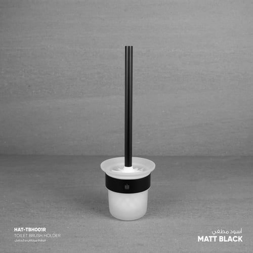 فرشاة مرحاض مع حامل - TBH001R
