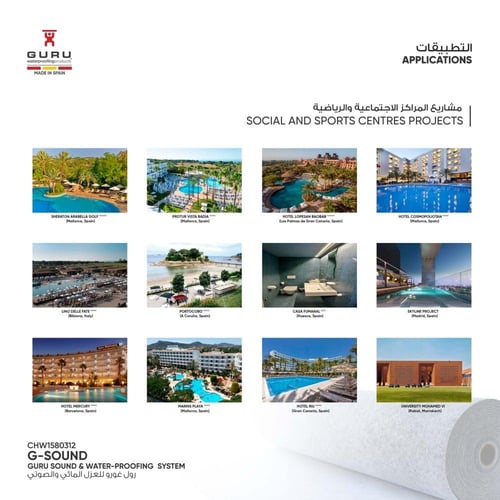 رول عزل مائي وصوتي - غورو