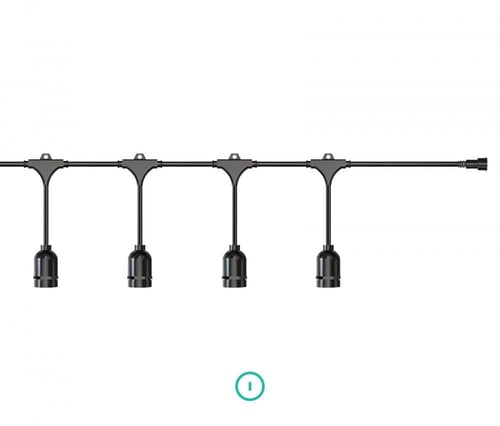 إنارة عقدية تعمل بالطاقة الشمسية (مع 30 مصباح) بطو...
