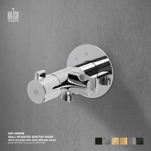 Wall mounted Shattaf Mixer with Holder and Non-return Valve HAT- MX098